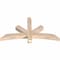 Ekena Millwork Alberta Smooth Timber Gable Bracket, Douglas Fir, 48"W x 26"H x 3 1/2"D x 3 1/2"F, 13/12 Pitch GBW048X26X0404ALB00SDF - alternate 2